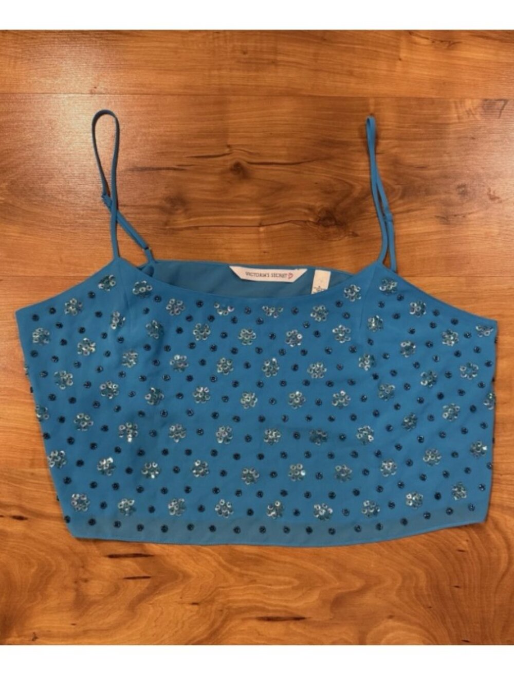 Y2K VTG Victoria’s Secret Bling Crop Top Women's XL